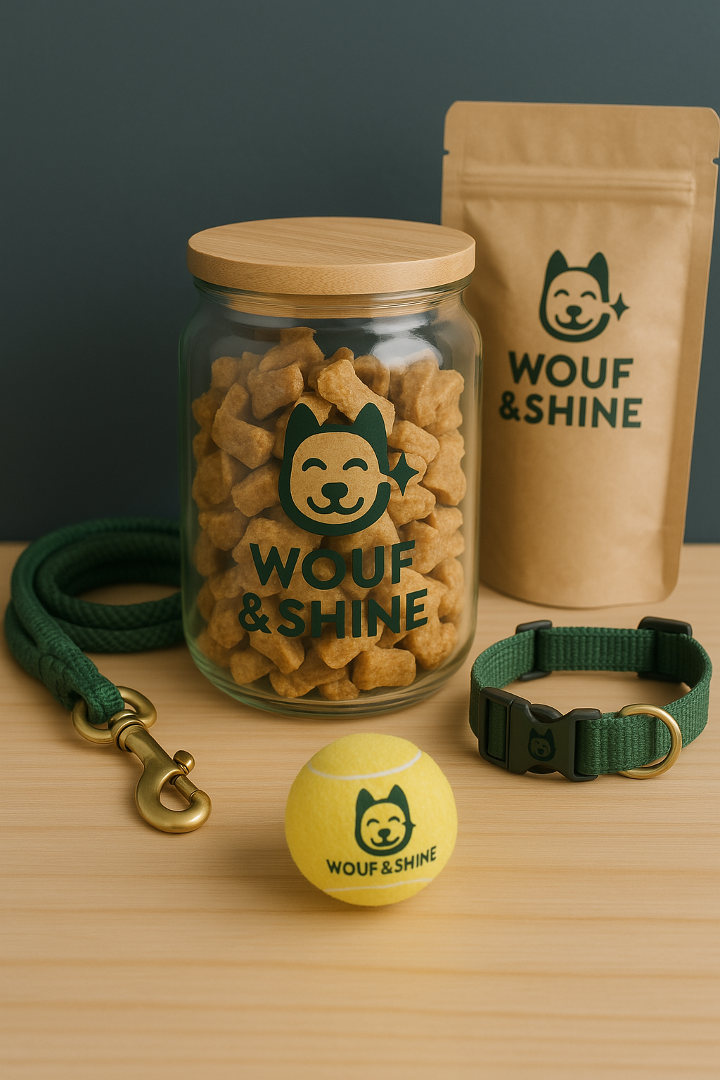 toilettage chien naturel ; spa canin ; salon de toilettage éco responsable ; shampoing naturel chien ; bain pour chien ; chien heureux toiletté ; brossage chien ; coupe ciseaux chien ; chiot toilettage doux ; soin détente chien ; spa chien relax ; brushing canin ; toilettage petit chien ; toilettage grand chien ; chien dans baignoire ; intérieur salon Wouf & Shine ; produits bio chien ; salon de toilettage moderne ; ambiance zen chien ; massage pour chien ; espace bien-être canin ; logo Wouf & Shine ; chien avant après toilettage ; design naturel salon chien ; soins adaptés chien sensible ; toilettage chiot ; toiletteuse professionnelle ; décoration salon canin ; accessoires pour chien naturels